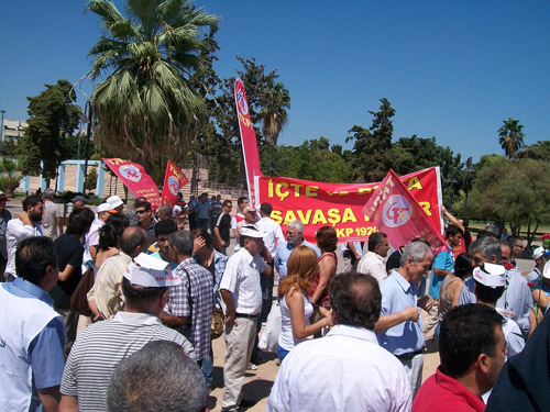 mersin barış mitingi