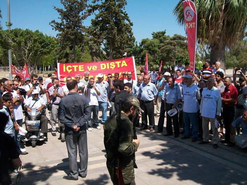 mersin barış mitingi