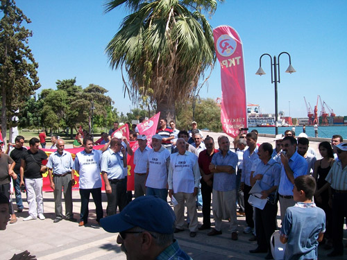 mersin barış mitingi
