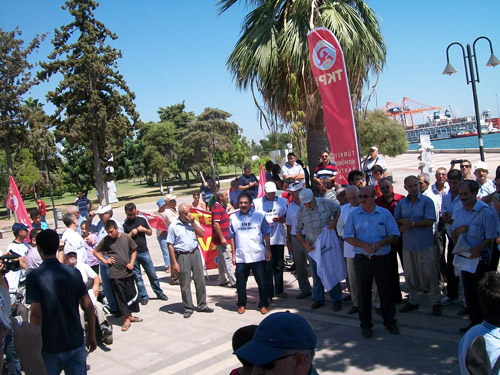 mersin barış mitingi