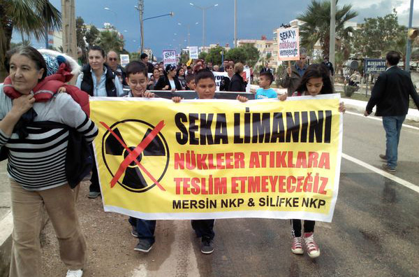 Mersin NKP eylemi
