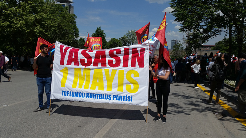 Ankara'da 1 Mayıs şöleni
