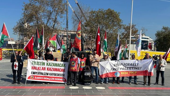 2026 Kadıköy Filistin Yemen ile dayanışma eylemi