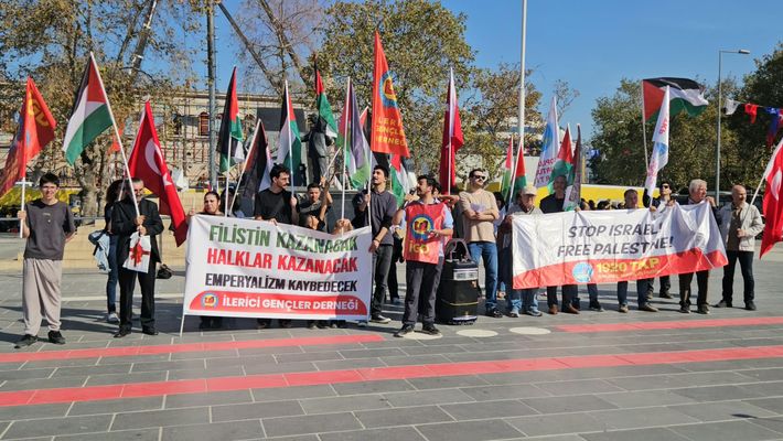 2026 Kadıköy Filistin Yemen ile dayanışma eylemi