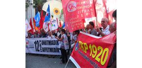 İzmir'de 12 Eylül protesto edildi