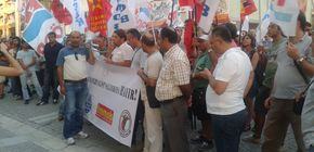 İzmir’de savaşa hayır eylemi