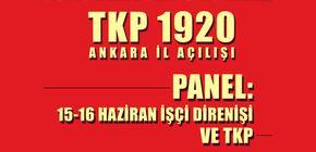 TKP1920 Ankara İl Merkezi açılıyor