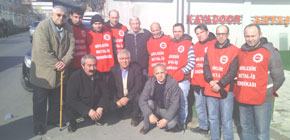 İstanbul İl Yönetimi Taral işçisini ziyaret etti