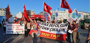 Kadıköy’de NATO Protestosu: "NATO’dan Çıkılsın, Üsler Kapatılsın"