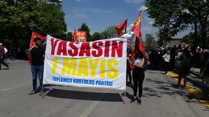 Ankara'da 1 Mayıs şöleni