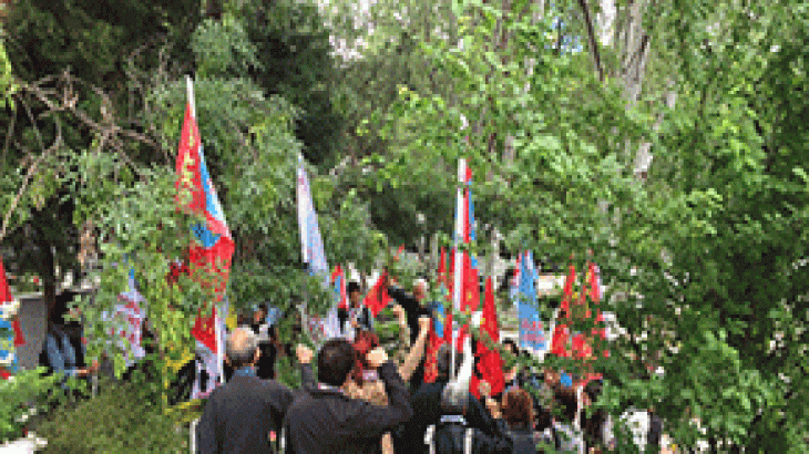 İşçi sınıfının Süleyman'ı anıldı İşçi sınıfının Süleyman'ı anıldı