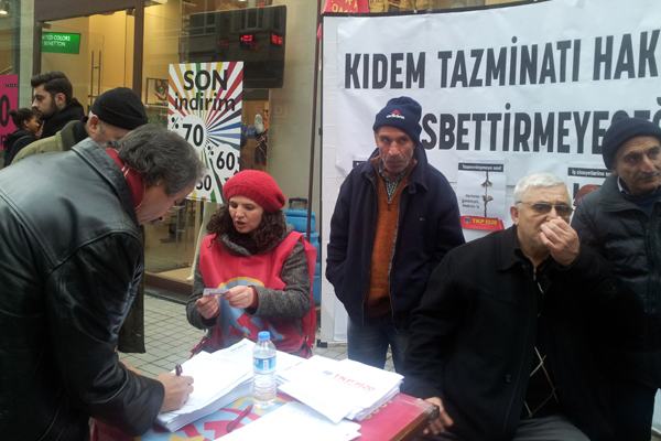 Kıdem Tazminatıma Dokunma!, Beyoğlu, 23 Şubat 2013