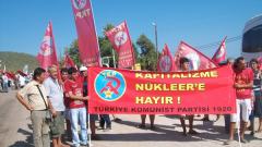 Mersin Akkuyu nükleer santrali protesto eylemi