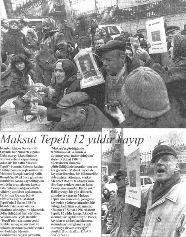 Galatasaray kayıplar eylemi (cumartesi anneleri)