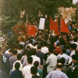 Cenazesinde parti bayrağı -3